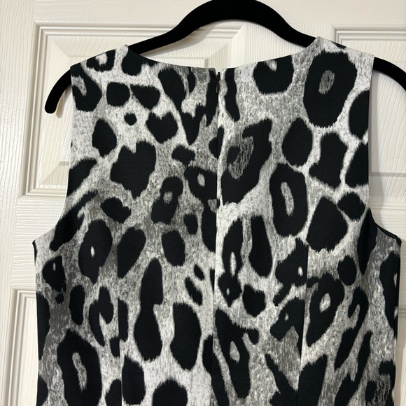 Ann Taylor Animal Print Sheath Dress sz 4 - Picture 4 of 13
